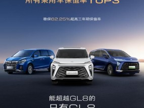 别克GL8斩获MPV三年保值率No.1 诠释MPV王者实力